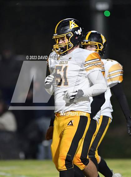 Thumbnail 1 in Delta vs. Woodland Christian (CIF SJS D7 Quarterfinal) photogallery.