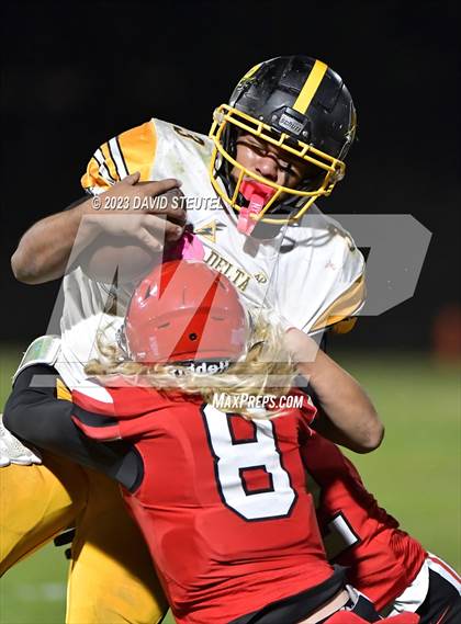 Thumbnail 1 in Delta vs. Woodland Christian (CIF SJS D7 Quarterfinal) photogallery.