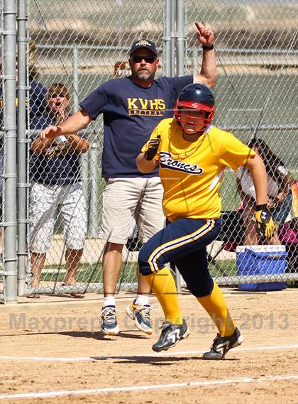 Thumbnail 2 in Kern Valley vs Tulare Western (Mira Monte Invitational) photogallery.