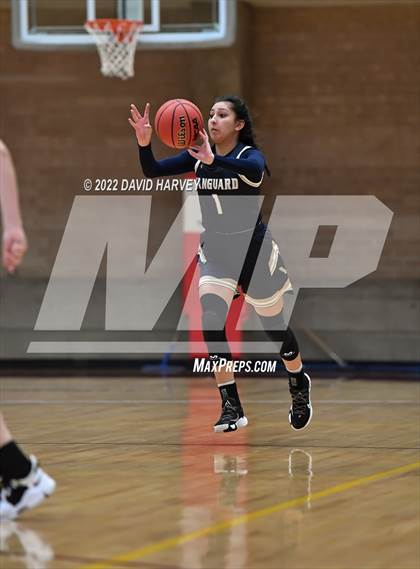 Thumbnail 1 in The Vanguard School vs. University (CHSAA 3A Final 4) photogallery.
