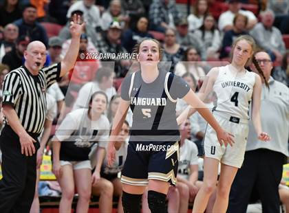 Thumbnail 1 in The Vanguard School vs. University (CHSAA 3A Final 4) photogallery.