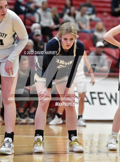 Thumbnail 1 in The Vanguard School vs. University (CHSAA 3A Final 4) photogallery.