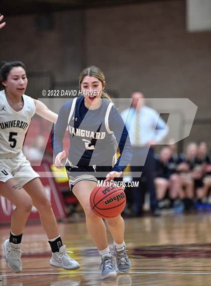 Thumbnail 1 in The Vanguard School vs. University (CHSAA 3A Final 4) photogallery.