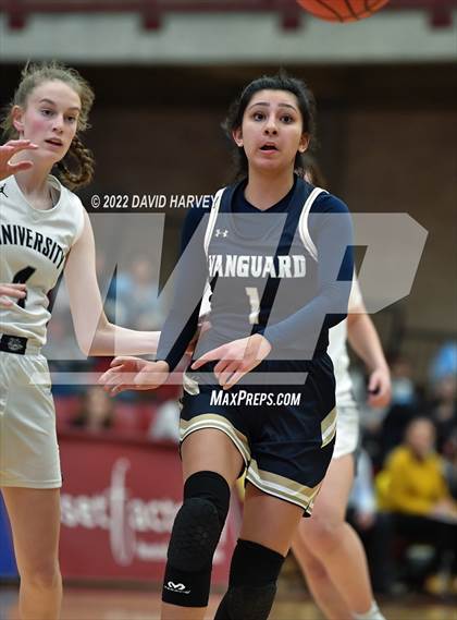 Thumbnail 2 in The Vanguard School vs. University (CHSAA 3A Final 4) photogallery.