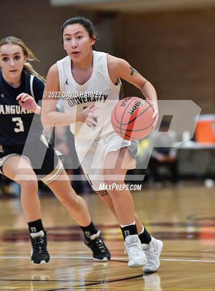 Thumbnail 1 in The Vanguard School vs. University (CHSAA 3A Final 4) photogallery.