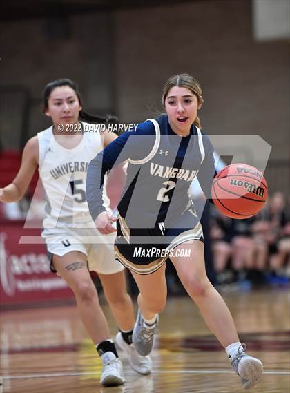 Thumbnail 1 in The Vanguard School vs. University (CHSAA 3A Final 4) photogallery.