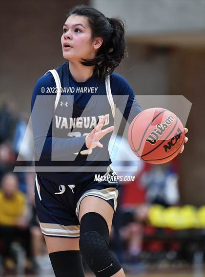 Thumbnail 2 in The Vanguard School vs. University (CHSAA 3A Final 4) photogallery.