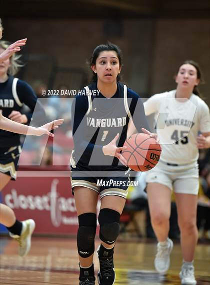 Thumbnail 2 in The Vanguard School vs. University (CHSAA 3A Final 4) photogallery.
