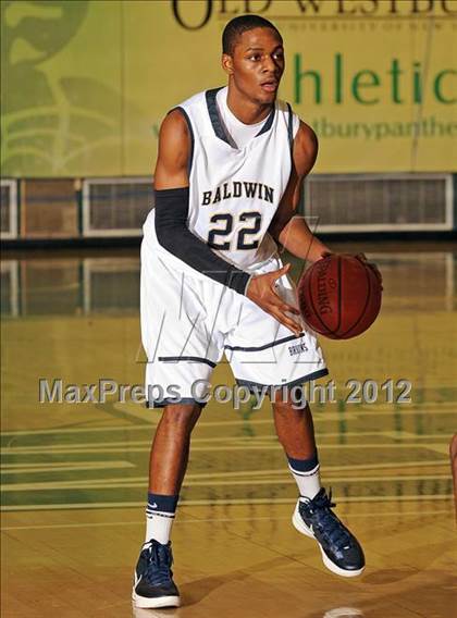 Thumbnail 2 in Elmont Memorial vs. Baldwin (Class AA Semifinal) photogallery.