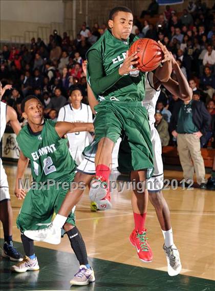 Thumbnail 3 in Elmont Memorial vs. Baldwin (Class AA Semifinal) photogallery.