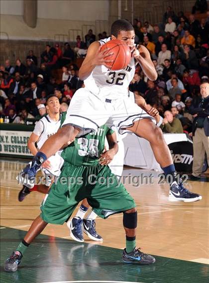 Thumbnail 2 in Elmont Memorial vs. Baldwin (Class AA Semifinal) photogallery.