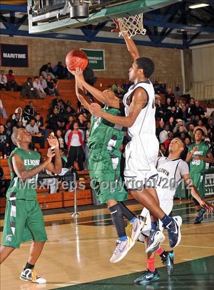 Thumbnail 3 in Elmont Memorial vs. Baldwin (Class AA Semifinal) photogallery.