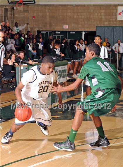 Thumbnail 1 in Elmont Memorial vs. Baldwin (Class AA Semifinal) photogallery.