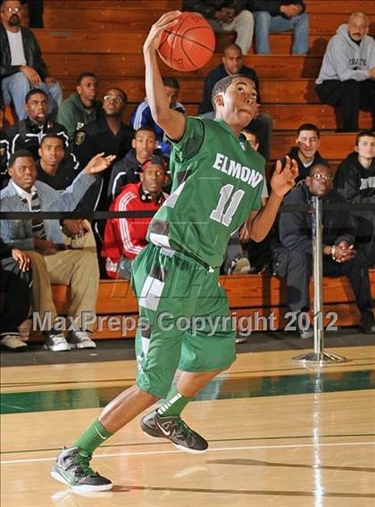 Thumbnail 3 in Elmont Memorial vs. Baldwin (Class AA Semifinal) photogallery.