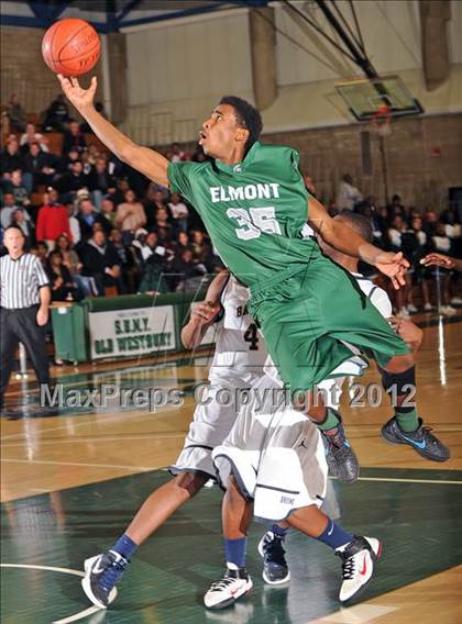 Thumbnail 2 in Elmont Memorial vs. Baldwin (Class AA Semifinal) photogallery.