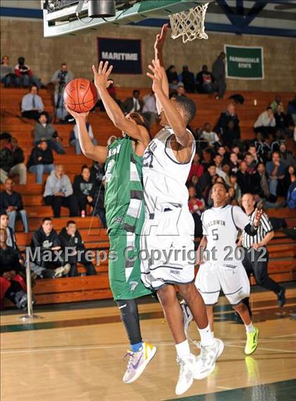 Thumbnail 3 in Elmont Memorial vs. Baldwin (Class AA Semifinal) photogallery.