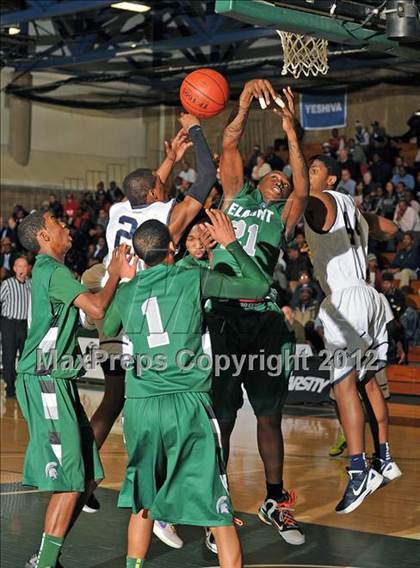 Thumbnail 3 in Elmont Memorial vs. Baldwin (Class AA Semifinal) photogallery.