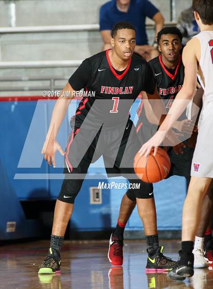 Thumbnail 2 in Westlake vs. Findlay Prep (Thanksgiving Hoopfest) photogallery.