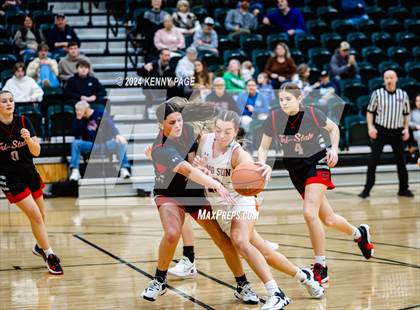 Thumbnail 3 in Rising Sun vs. Tri-State Christian photogallery.