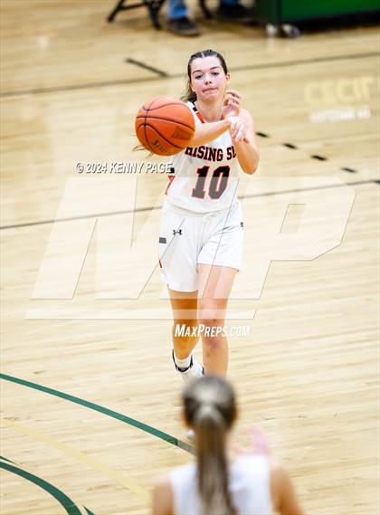 Thumbnail 1 in Rising Sun vs. Tri-State Christian photogallery.