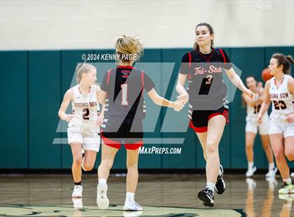 Thumbnail 1 in Rising Sun vs. Tri-State Christian photogallery.