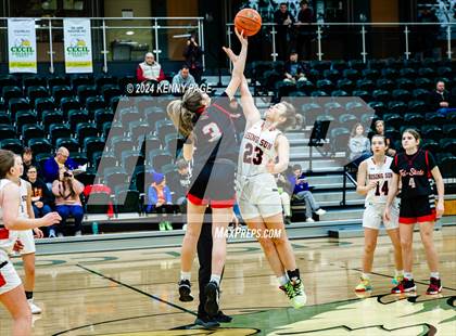 Thumbnail 3 in Rising Sun vs. Tri-State Christian photogallery.