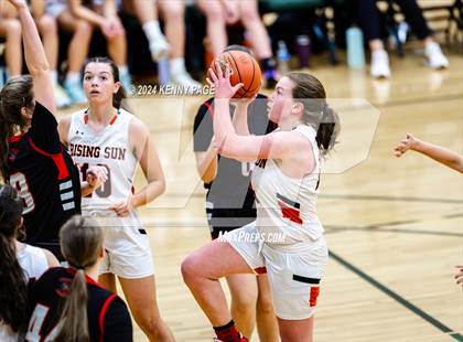 Thumbnail 3 in Rising Sun vs. Tri-State Christian photogallery.