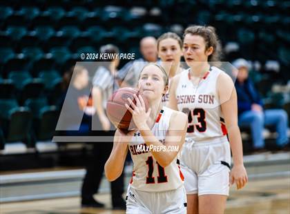 Thumbnail 1 in Rising Sun vs. Tri-State Christian photogallery.