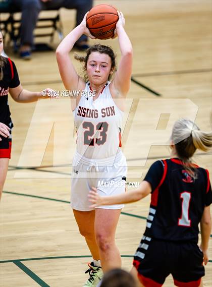 Thumbnail 3 in Rising Sun vs. Tri-State Christian photogallery.