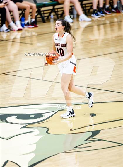 Thumbnail 1 in Rising Sun vs. Tri-State Christian photogallery.