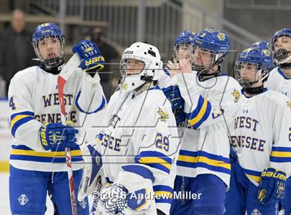 Thumbnail 1 in Mamaroneck vs. West Genesee (NYSPHSAA Division 1 Final) photogallery.