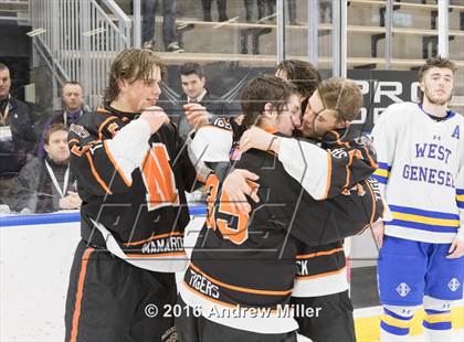 Thumbnail 2 in Mamaroneck vs. West Genesee (NYSPHSAA Division 1 Final) photogallery.