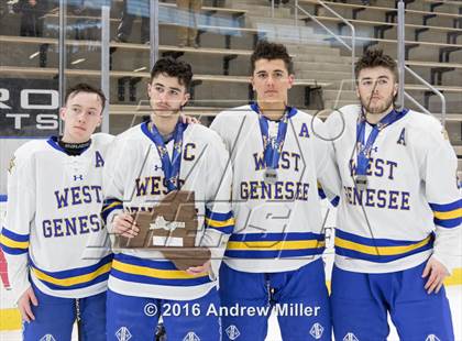 Thumbnail 1 in Mamaroneck vs. West Genesee (NYSPHSAA Division 1 Final) photogallery.