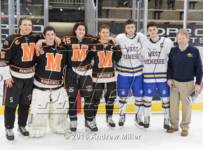 Thumbnail 1 in Mamaroneck vs. West Genesee (NYSPHSAA Division 1 Final) photogallery.
