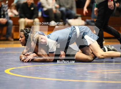 Thumbnail 2 in Gray's Creek vs Cape Fear (State Duals Round 3) photogallery.