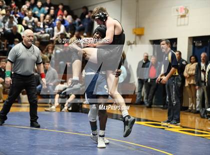 Thumbnail 3 in Gray's Creek vs Cape Fear (State Duals Round 3) photogallery.