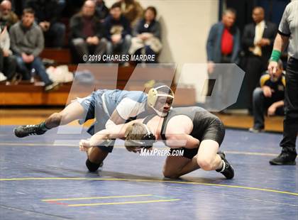 Thumbnail 3 in Gray's Creek vs Cape Fear (State Duals Round 3) photogallery.