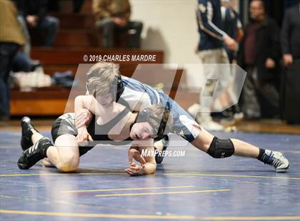 Thumbnail 1 in Gray's Creek vs Cape Fear (State Duals Round 3) photogallery.
