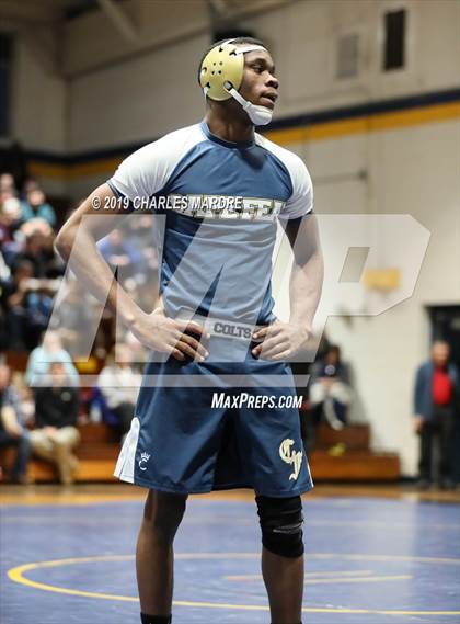 Thumbnail 2 in Gray's Creek vs Cape Fear (State Duals Round 3) photogallery.