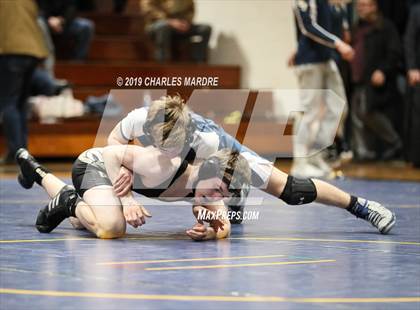 Thumbnail 2 in Gray's Creek vs Cape Fear (State Duals Round 3) photogallery.