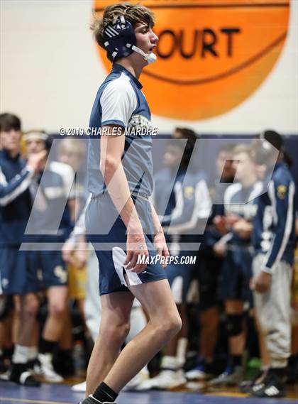 Thumbnail 1 in Gray's Creek vs Cape Fear (State Duals Round 3) photogallery.