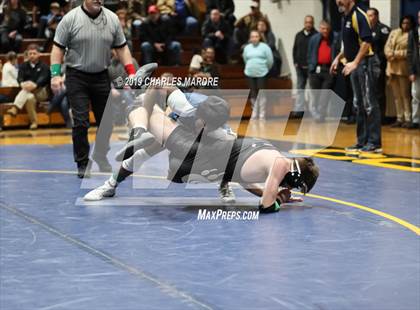 Thumbnail 3 in Gray's Creek vs Cape Fear (State Duals Round 3) photogallery.