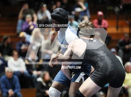 Thumbnail 2 in Gray's Creek vs Cape Fear (State Duals Round 3) photogallery.