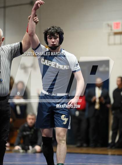 Thumbnail 2 in Gray's Creek vs Cape Fear (State Duals Round 3) photogallery.