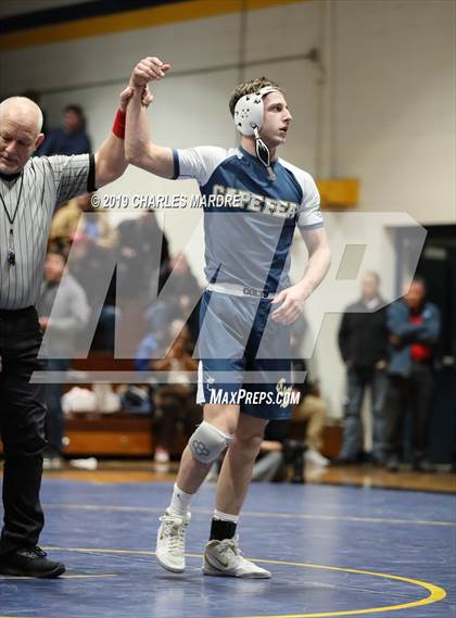 Thumbnail 1 in Gray's Creek vs Cape Fear (State Duals Round 3) photogallery.