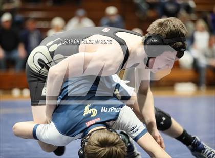 Thumbnail 3 in Gray's Creek vs Cape Fear (State Duals Round 3) photogallery.