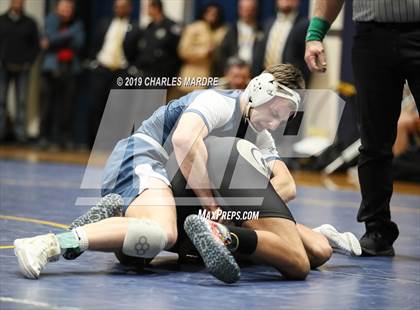 Thumbnail 3 in Gray's Creek vs Cape Fear (State Duals Round 3) photogallery.
