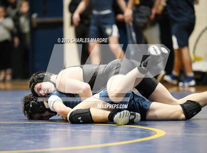 Thumbnail 2 in Gray's Creek vs Cape Fear (State Duals Round 3) photogallery.