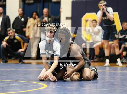 Thumbnail 3 in Gray's Creek vs Cape Fear (State Duals Round 3) photogallery.