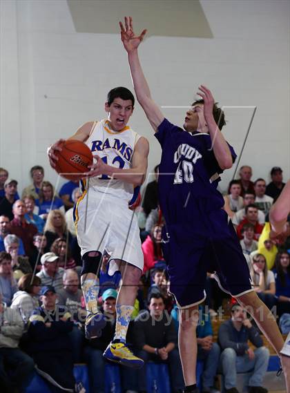 Thumbnail 2 in Johnsonburg vs. Coudersport (District IX A Quarter Final) photogallery.